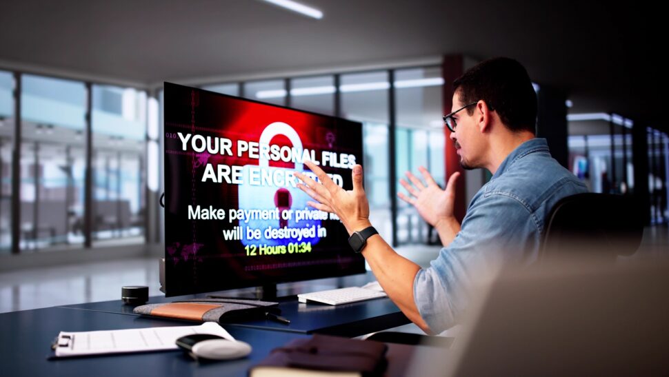 Ransomware aanval