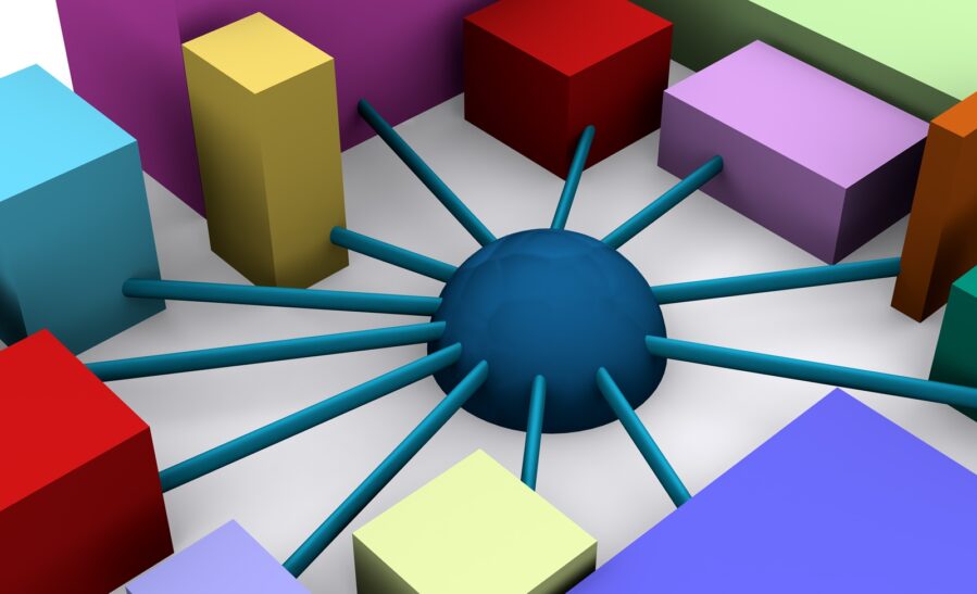 Netwerk, hub, organisaties