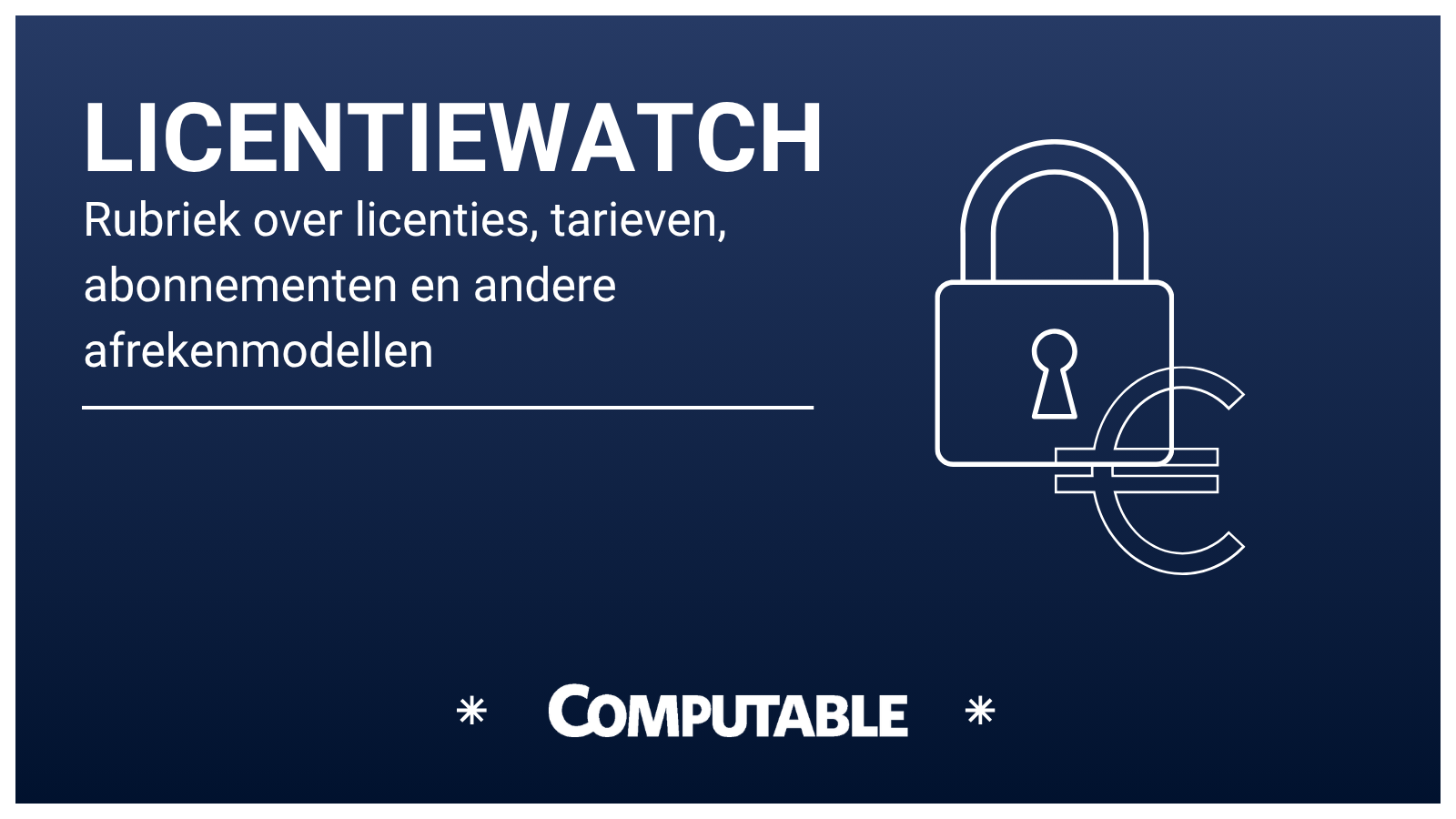 Licentiewatch algemeen